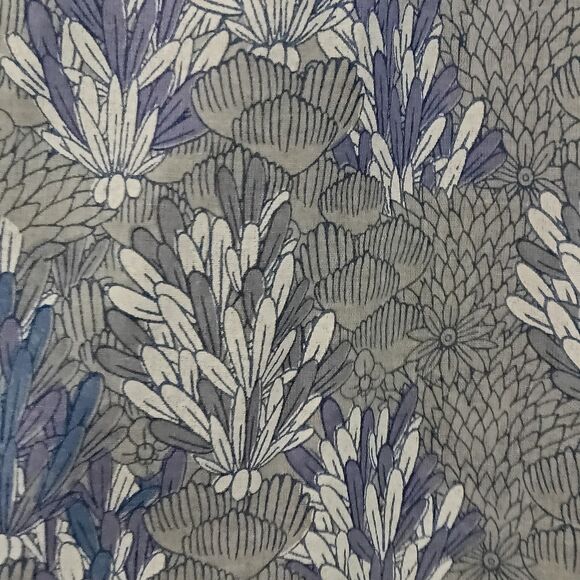 Roller Rabbit Sz. L Cotton Lightweight 3/4 Sleeve Tie Neck Popover Top - Picture 14 of 14